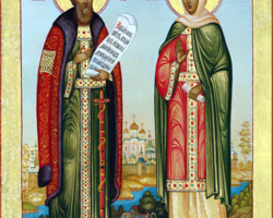 Икона князя Петра и княгини Февронии
