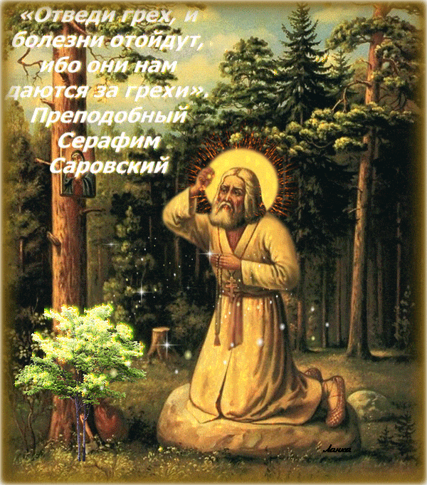 Отведи грех, и болезнь тебя оставит (Саровский) - День памяти Серафима Саровского