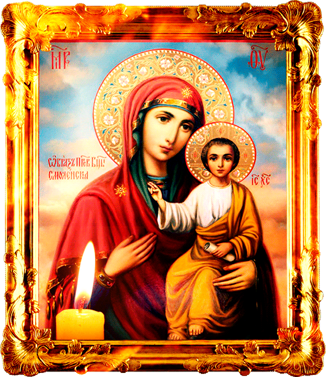 Смоленская икона Божией матери Одигитрия - Смоленская икона Божией Матери