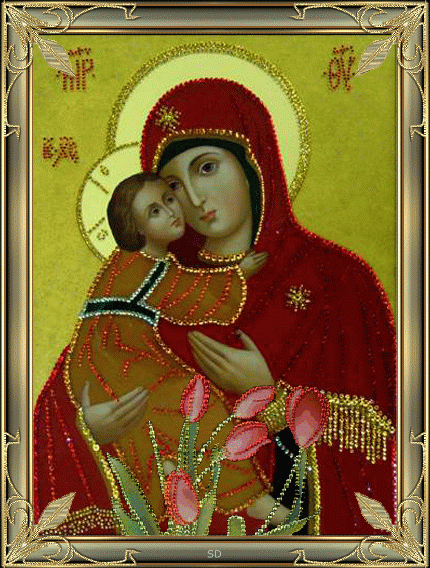 Владимирская икона с богоматерью - Владимирская икона Божией Матери