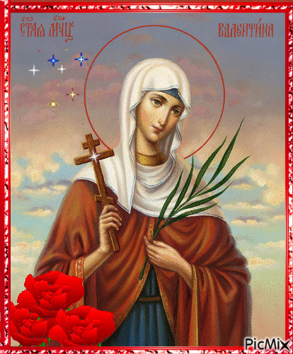 Икона мученицы Валентины - Святые мученицы