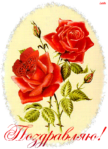 Поздравительная открытка с розой - Женщине
